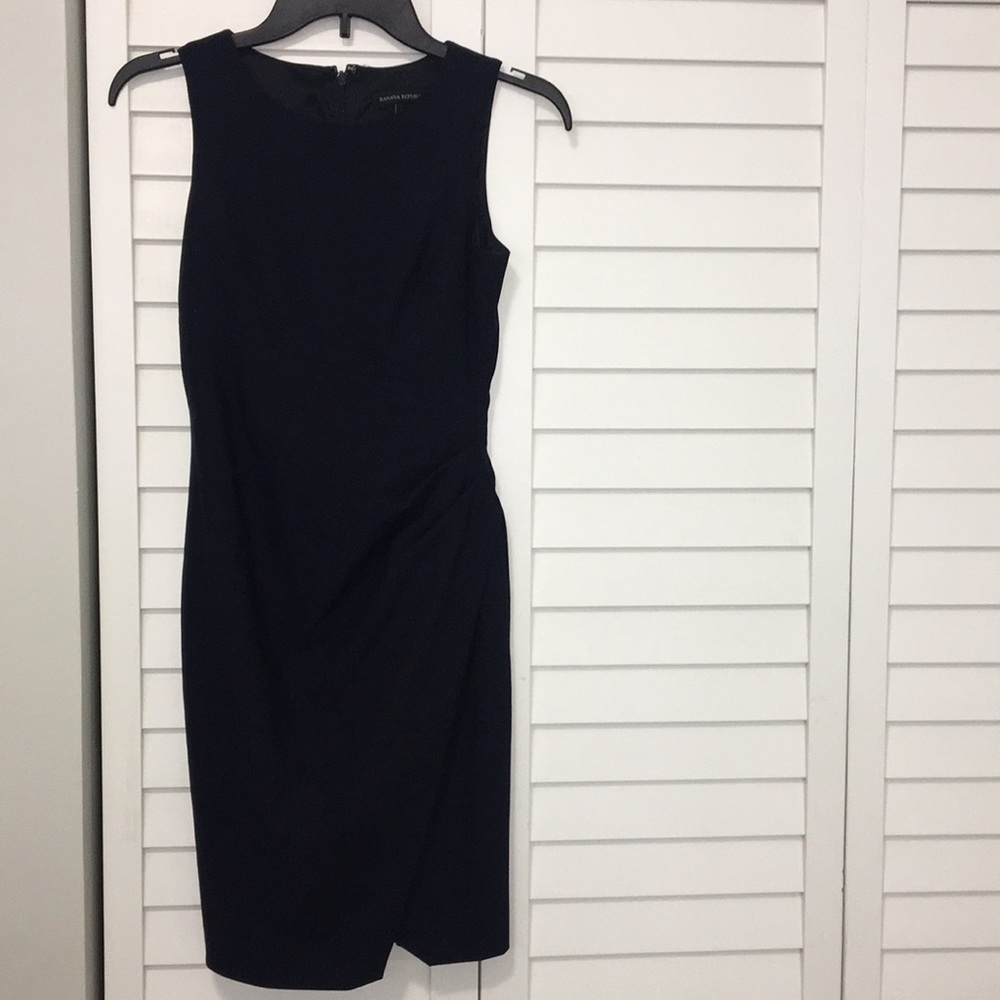 Banana Republic, Navy, Sheath dress